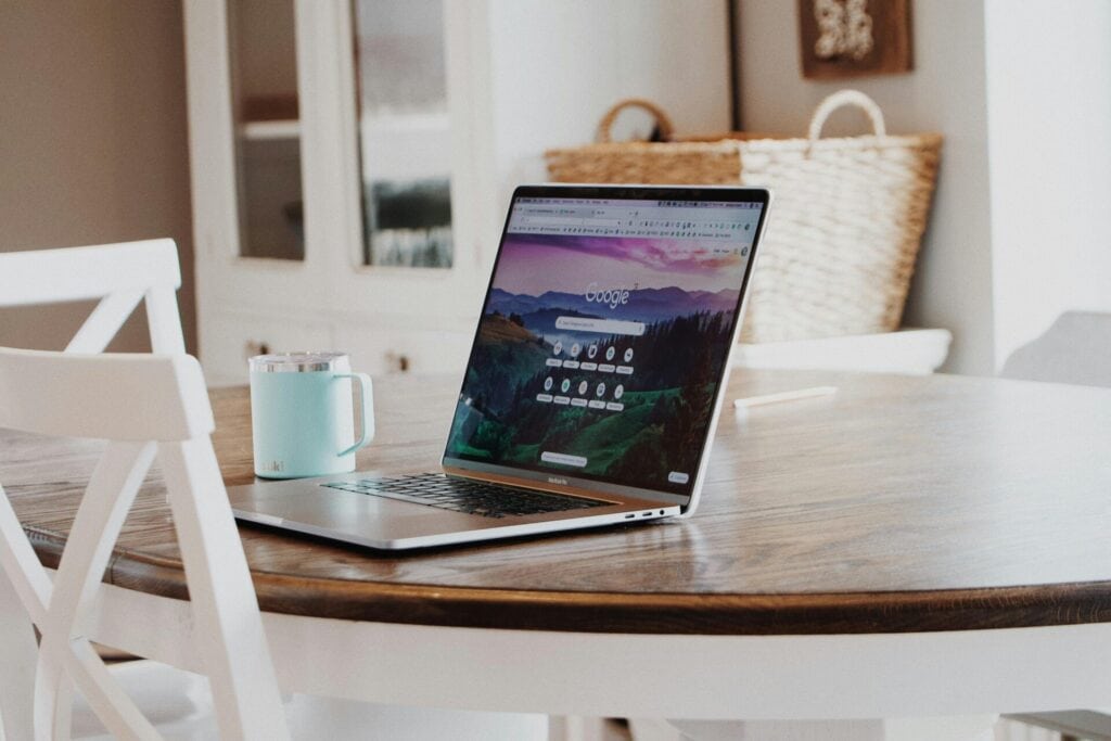 Modern website layout with clean and responsive design